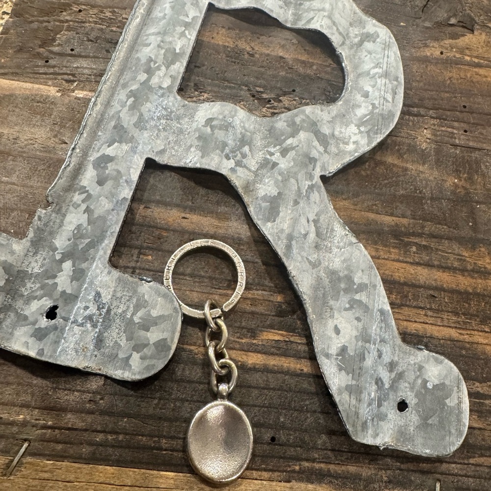 Robert Lee Morris Sterling Silver Ring Keychain - Picture 2 of 5